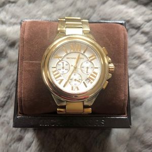 Michael Kors Gold Watch - Brand new battery